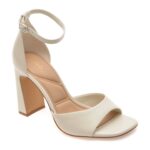 Sandale Femei elegante ALDO albe, FLORIANNA 121, din piele naturala