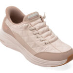 Incaltaminte Dama sport SKECHERS roz, CONTOUR FOAM, din material textil