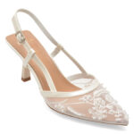 Pantofi Dama eleganti EPICA albi, 9166, din material textil