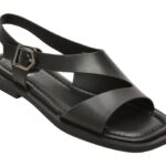 Sandale FLAVIA PASSINI negre, X793, din piele naturala