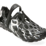 Papuci GRYXX alb-negru, 868M, din pvc