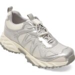 Incaltaminte Dama sport GRYXX argintii, 161, din material textil si piele naturala