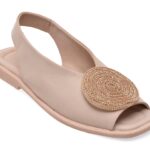 Sandale GRYXX nude, 5001776, din piele naturala