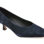 Pantofi Dama eleganti EPICA bleumarin, 3630, din piele intoarsa