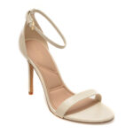 Sandale elegante ALDO albe, JACYNTHE 110, din piele ecologica