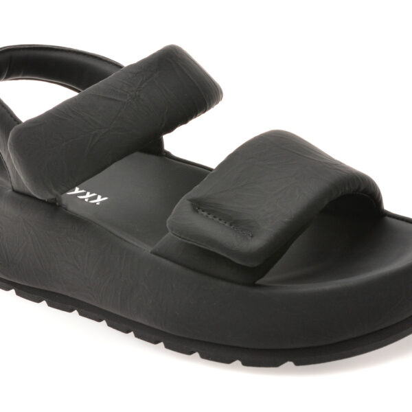Sandale Femei GRYXX negre, AG80006, din piele ecologica