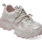 Incaltaminte Dama sport GRYXX argintii, 5G873, din material textil