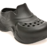 Papuci GRYXX negri, E257, din pvc