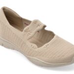 Incaltaminte Dama sport SKECHERS bej, SEAGER, din material textil