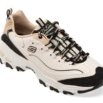 Incaltaminte Dama sport SKECHERS bej, D LITES, din piele ecologica