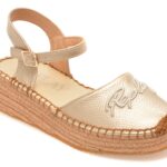 Pantofi REPLAY aurii, WF6T05S, din piele ecologica