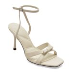 Sandale Femei elegante ALDO albe, LEESIA 121, din piele ecologica