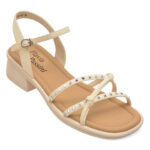 Sandale FLAVIA PASSINI bej, 880850, din piele ecologica