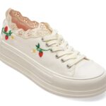 Incaltaminte Dama sport ALDO albi, PICKNICK 100, din material textil