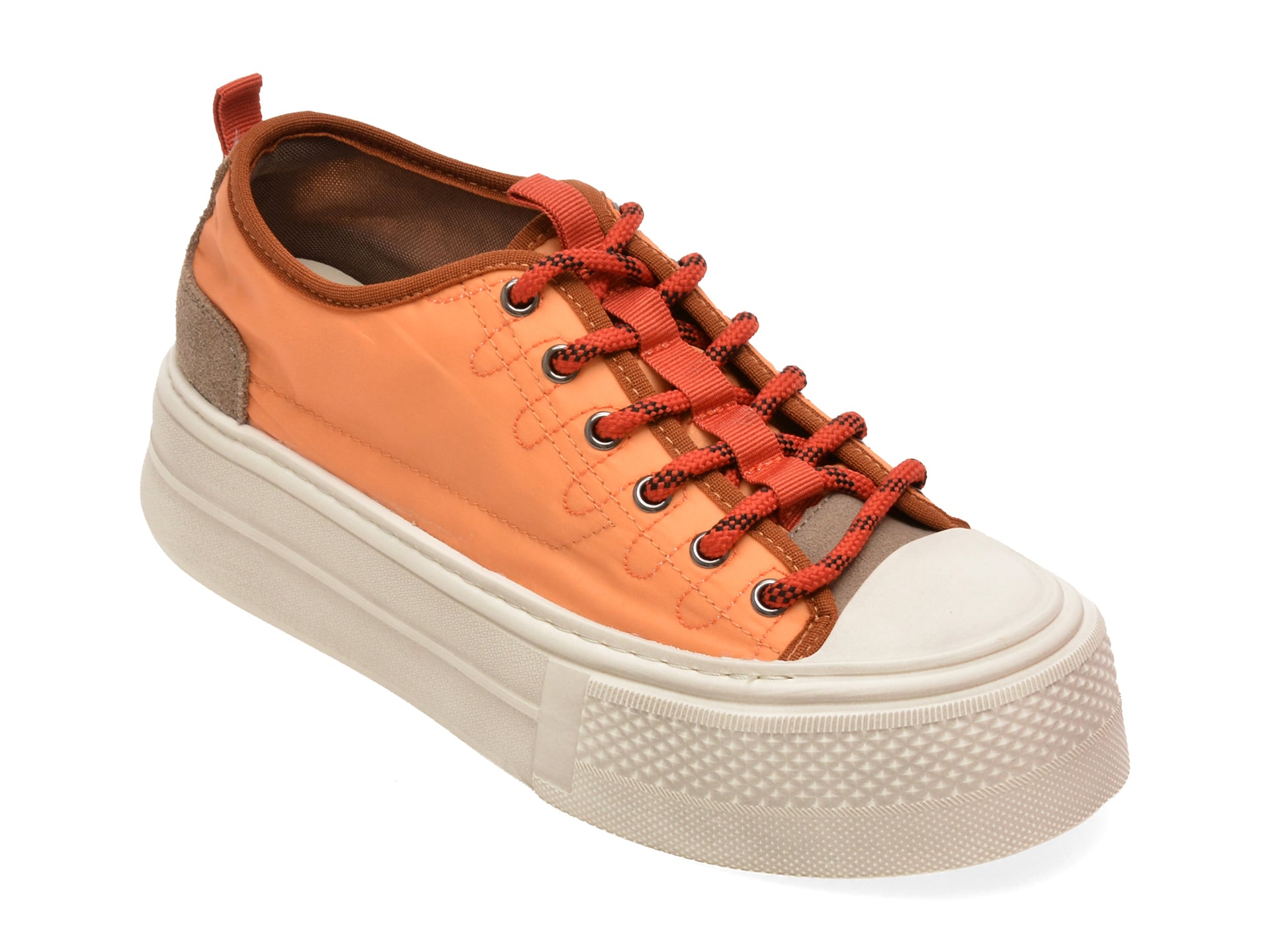 fd9812618fdb841f0d7d291c40ea18b129ad11d1ee437d4d80e92f24d6dbb25a Incaltaminte Dama sport GRYXX portocalii, R526D72, din material textil - imagine 1