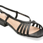Sandale Femei FLAVIA PASSINI negre, Q2651, din piele naturala