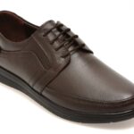 Pantofi casual Barbati BITE THE BULLET maro, BL901, din piele naturala