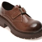 Pantofi casual Femei GRYXX maro, 3577, din piele naturala