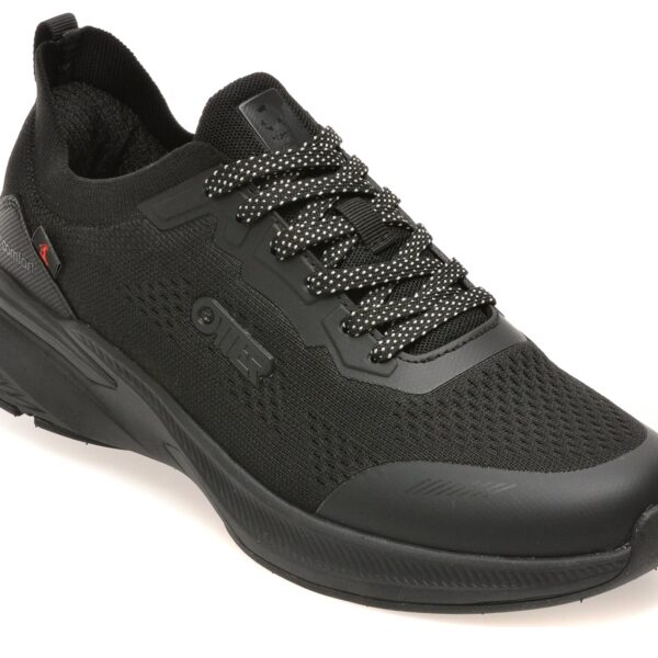 Pantofi sport Barbati OTTER negri, 30359, din material textil