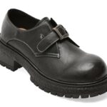Pantofi casual Femei GRYXX negri, 3577, din piele naturala