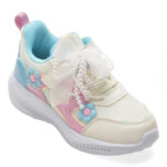 Pantofi sport Fete SELECTION KIDS albi, W913, din material textil