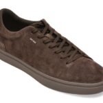 Pantofi sport Barbati GEOX maro, U65LDD, din piele intoarsa
