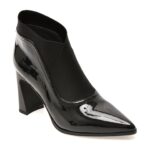 Botine elegante FLAVIA PASSINI negre, 263185, din piele naturala lacuita