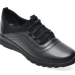 Pantofi sport DAMA FLAVIA PASSINI negri, SGP502, din piele naturala