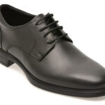 Pantofi eleganti OTTER negri, E300, din piele naturala