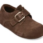 Pantofi casual Femei GRYXX maro, 3712, din piele intoarsa
