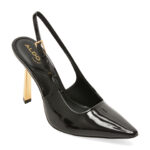 Pantofi eleganti femei ALDO negri, MARYSA 001, din piele ecologica lacuita