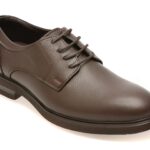 Pantofi eleganti OTTER maro, E1801, din piele naturala