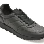 Pantofi sport Barbati HUGO negri, 7854, din material textil
