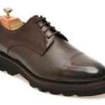 Pantofi eleganti LE COLONEL maro, 61505, din piele naturala
