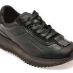 Pantofi sport DAMA EPICA negri, 261703, din piele naturala