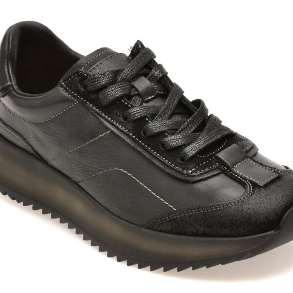 Pantofi sport DAMA EPICA negri, 261703, din piele naturala