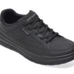 Pantofi sport Barbati SKECHERS negri, STERLING, din piele ecologica