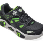 Pantofi sport Baieti SKECHERS negri, GAMETRONIX 3.0, din material textil