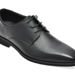 Pantofi eleganti OTTER negri, 27213, din piele naturala