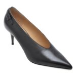 Pantofi eleganti femei EPICA PREMIUM negri, 618D, din piele naturala