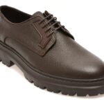 Pantofi barbati BITE THE BULLET maro, BLE3344, din piele naturala