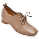 Pantofi casual Femei FLAVIA PASSINI bej, L017, din piele naturala