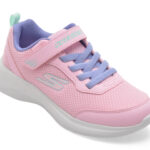 Pantofi sport Fete SKECHERS roz, SELECTORS, din material textil