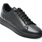 Pantofi sport Barbati GRYXX negri, BF071, din piele naturala