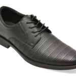 Pantofi eleganti BITE THE BULLET negri, 5670, din piele naturala