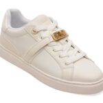 Pantofi sport DAMA ALDO albi, ELLYANNA 100, din piele ecologica