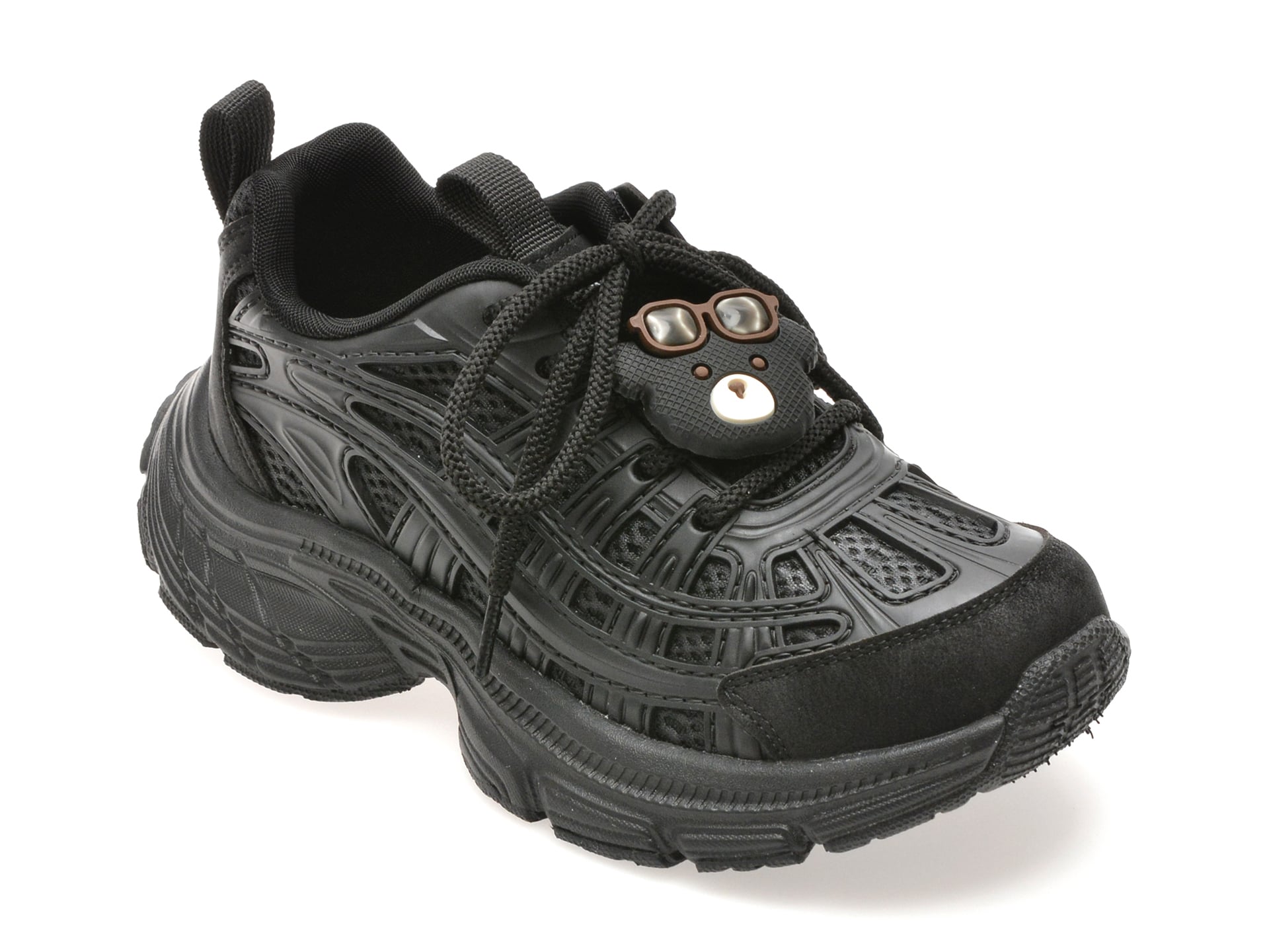 355409fb43e40fffc251b82c324f4ddb777ed3eec48d5c86f987397aaca15762 Pantofi sport Copii SELECTION KIDS negri, 2585, din material textil - imagine 1