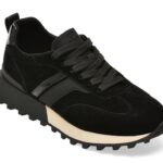 Pantofi sport DAMA FLAVIA PASSINI negri, 1850908, din piele intoarsa