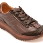 Pantofi sport DAMA EPICA maro, 261703, din piele naturala