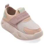 Pantofi sport Fete SELECTION KIDS roz, W558, din material textil